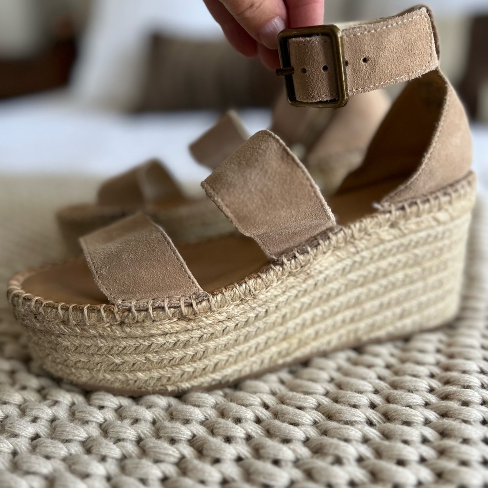 Soludos Palma Suede Espadrille Wedge Sandal 7